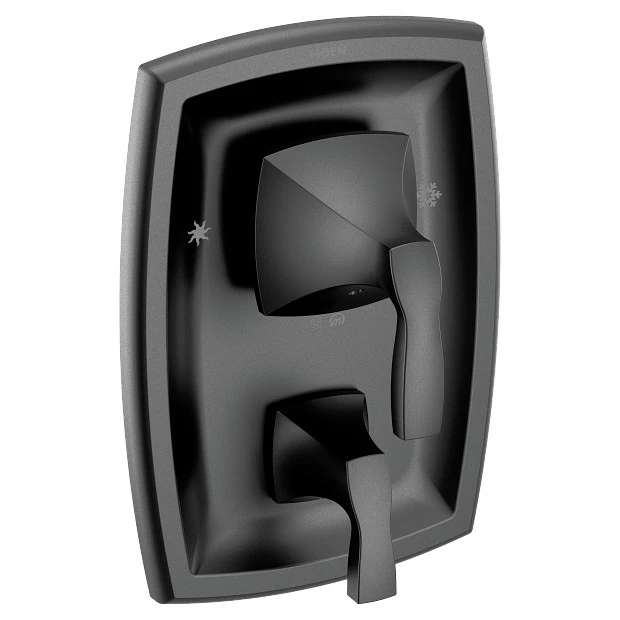 Voss Matte Black Posi-Temp® With Diverter Valve Trim 3 Voss Matte Black Posi-Temp® With Diverter Valve Trim