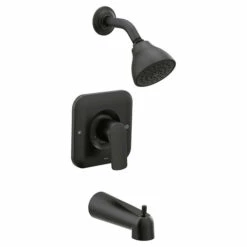 Rizon Matte Black Eco-Performance Tub/Shower