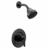 Gibson Matte Black Posi-Temp® Eco-Performance Shower Only -Hot Sale Moen Store t2902bl.tif