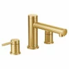 Align Brushed Gold Two-Handle Non-Diverter Roman Tub Faucet -Hot Sale Moen Store t393bg.tif