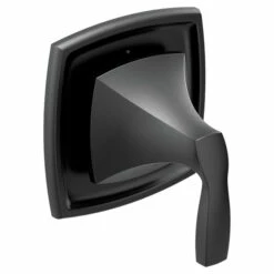 Voss Matte Black Transfer Valve Trim