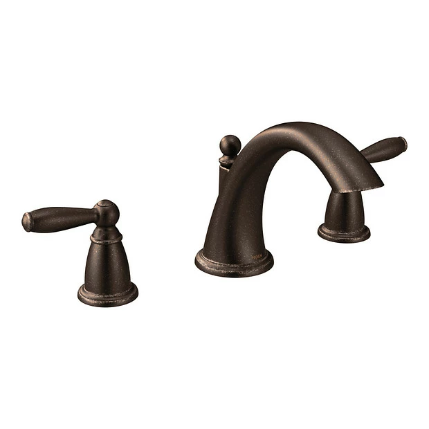 Brantford Oil Rubbed Bronze Two-Handle Low Arc Roman Tub Faucet 3 Brantford Oil Rubbed Bronze Two-Handle Low Arc Roman Tub Faucet