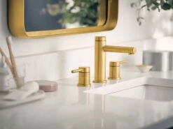 Align Brushed Gold Two-Handle High Arc Bathroom Faucet 11 Align Brushed Gold Two-Handle High Arc Bathroom Faucet -Hot Sale Moen Store t6193bg glam.tif