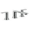 Greenfield Chrome Two-handle High Arc Roman Tub Faucet 1 Greenfield Chrome Two-handle High Arc Roman Tub Faucet -Hot Sale Moen Store t6503.tif