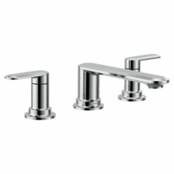 Greenfield Chrome Two-handle High Arc Roman Tub Faucet
