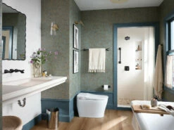 Voss Matte Black Two-handle Wall Mount Bathroom Faucet -Hot Sale Moen Store t6906bl ut3692bl 695bl set1.tif