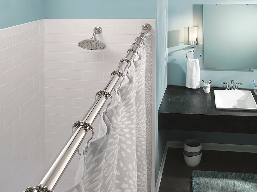 Tension Rod Brushed Nickel Shower Rod 3 Tension Rod Brushed Nickel Shower Rod