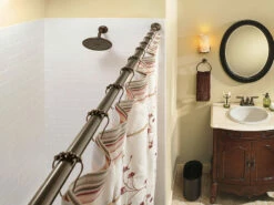 Tension Rod Old World Bronze Shower Rod