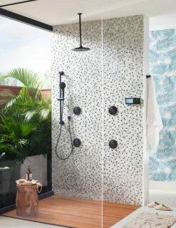 Mosaic Matte Black Body Spray -Hot Sale Moen Store ts1422bl set1 water20off.tif