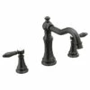 Weymouth Matte Black Two-Handle High Arc Roman Tub Faucet -Hot Sale Moen Store ts22103bl.tif