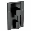 90 Degree Matte Black Posi-Temp® With Diverter Valve Trim