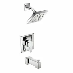 90 Degree Chrome Posi-Temp® Eco-Performance Tub/Shower