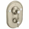 Weymouth Brushed Nickel Posi-Temp® With Diverter Tub/shower Valve Only -Hot Sale Moen Store ts32100bn.tif