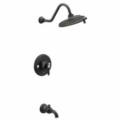 Weymouth Matte Black Posi-Temp® Tub/Shower