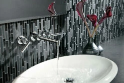 Arris Matte Black Two-Handle Wall Mount Bathroom Faucet 10 Arris Matte Black Two-Handle Wall Mount Bathroom Faucet -Hot Sale Moen Store ts43003 set01.tif