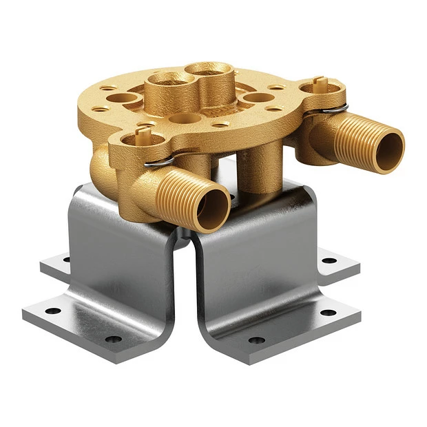 Colinet Brushed Gold One-handle Tub Filler Includes Hand Shower 7 Colinet Brushed Gold One-handle Tub Filler Includes Hand Shower - Image 5