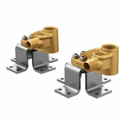 Weymouth Brushed Gold Two-handle Tub Filler Includes Hand Shower -Hot Sale Moen Store ts50210.tif 2