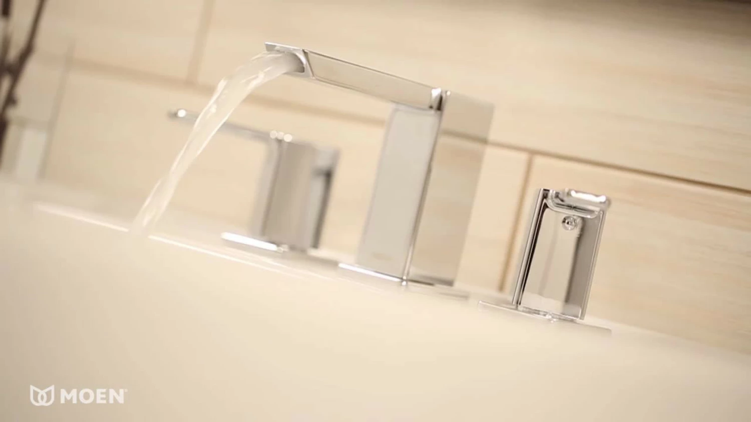 90 Degree Chrome Two-Handle Low Arc Bathroom Faucet 4 90 Degree Chrome Two-Handle Low Arc Bathroom Faucet - Image 2