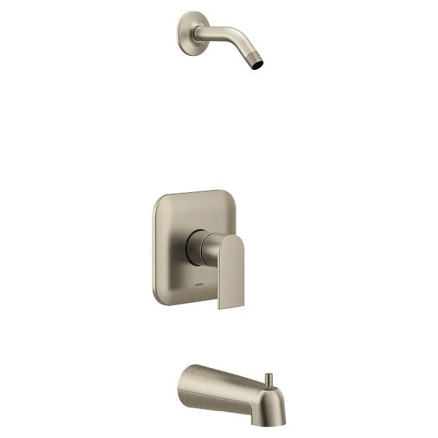 Genta LX Brushed Nickel M-CORE 4 Port Tub/Shower 3 Genta LX Brushed Nickel M-CORE 4 Port Tub/Shower