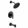Greenfield Matte Black M-CORE 3 Series Tub/shower -Hot Sale Moen Store ut33323bl.tif