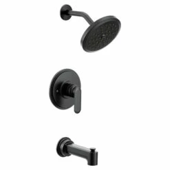 Greenfield Matte Black M-CORE 3 Series Tub/shower