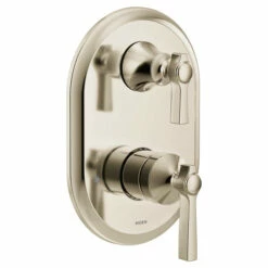 Flara Polished Nickel M-CORE 3-Series With Integrated Transfer Valve Trim
