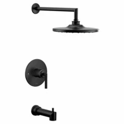Arris Matte Black M-CORE 3-Series Tub/Shower
