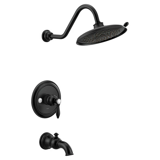 Weymouth Matte Black M-CORE 3-Series Tub/Shower 3 Weymouth Matte Black M-CORE 3-Series Tub/Shower