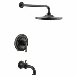 Colinet Matte Black M-CORE 3-Series Tub/Shower
