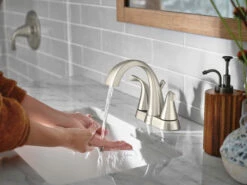 Oxby Spot Resist Brushed Nickel Two-Handle Bathroom Faucet -Hot Sale Moen Store ws84660srn lifestyle1.tif