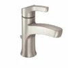 Danika Spot Resist Brushed Nickel One-Handle High Arc Bathroom Faucet 1 Danika Spot Resist Brushed Nickel One-Handle High Arc Bathroom Faucet -Hot Sale Moen Store wsl84733srn v1.tif