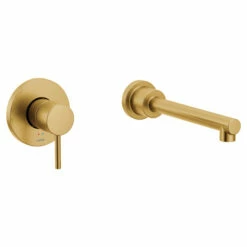 Align Brushed Gold One-handle Non Diverter Wallmount Tub Filler 34 Align Brushed Gold One-handle Non Diverter Wallmount Tub Filler -Hot Sale Moen Store wt391bg.tif