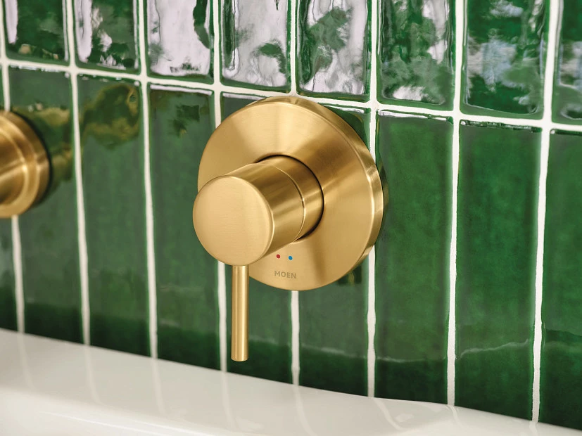 Align Brushed Gold One-handle Non Diverter Wallmount Tub Filler 10 Align Brushed Gold One-handle Non Diverter Wallmount Tub Filler - Image 8