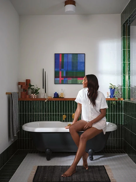 Align Brushed Gold One-handle Non Diverter Wallmount Tub Filler 7 Align Brushed Gold One-handle Non Diverter Wallmount Tub Filler - Image 5