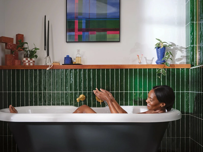 Align Brushed Gold One-handle Non Diverter Wallmount Tub Filler 14 Align Brushed Gold One-handle Non Diverter Wallmount Tub Filler - Image 12