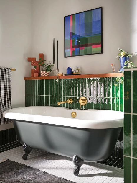 Align Brushed Gold One-handle Non Diverter Wallmount Tub Filler 12 Align Brushed Gold One-handle Non Diverter Wallmount Tub Filler - Image 10