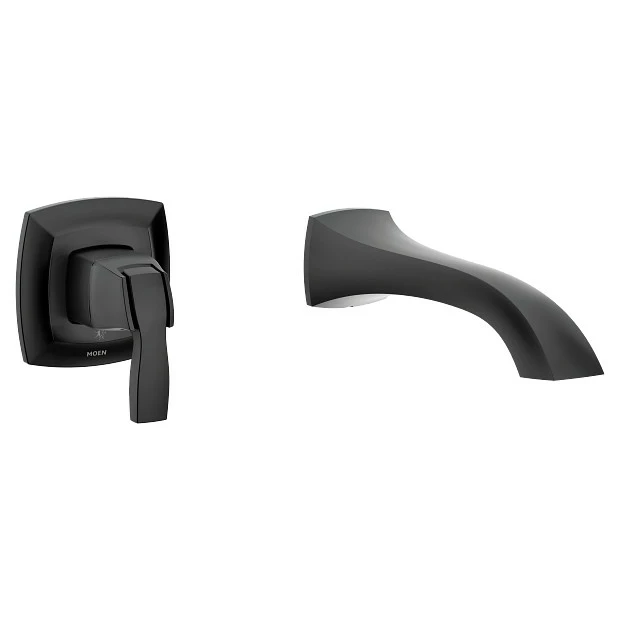 Voss Matte Black One-handle Non Diverter Tub Filler 3 Voss Matte Black One-handle Non Diverter Tub Filler
