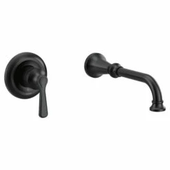 Colinet Matte Black One-handle Non Diverter Wallmount Tub Filler 30 Colinet Matte Black One-handle Non Diverter Wallmount Tub Filler -Hot Sale Moen Store wts44501bl.tif
