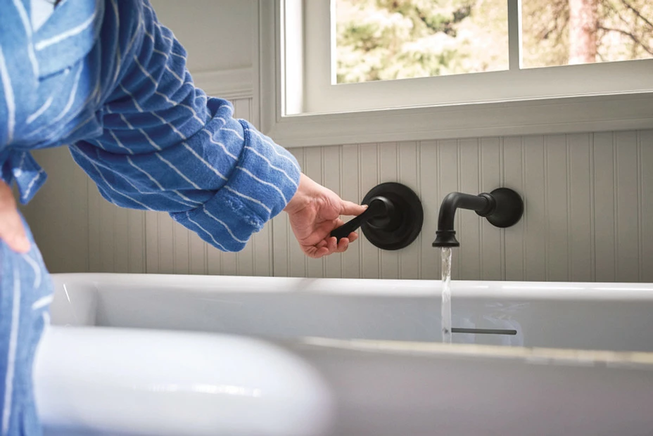 Colinet Matte Black One-handle Non Diverter Wallmount Tub Filler 13 Colinet Matte Black One-handle Non Diverter Wallmount Tub Filler - Image 11