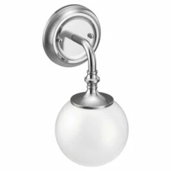Colinet Chrome One Globe Bath Light