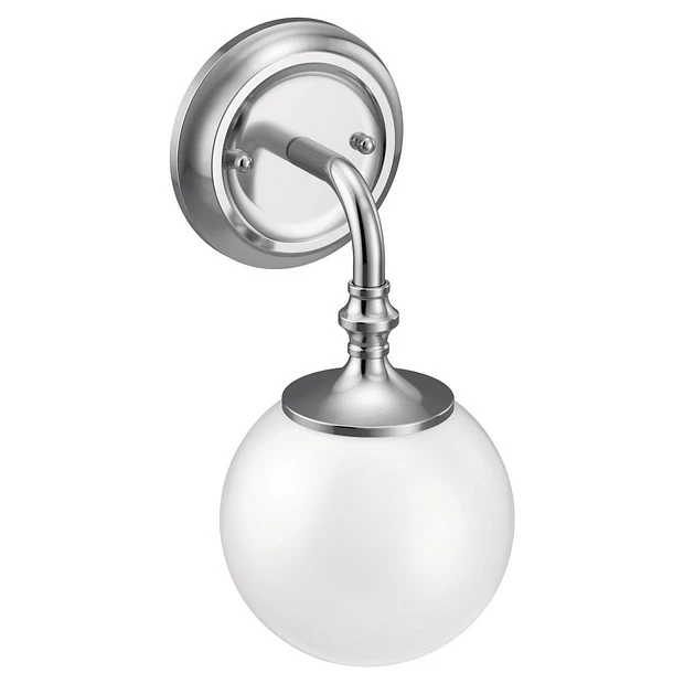 Colinet Chrome One Globe Bath Light 3 Colinet Chrome One Globe Bath Light