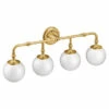 Colinet Brushed Gold Four Globe Bath Light -Hot Sale Moen Store yb0564bg.tif