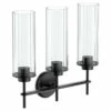 Greenfield Matte Black Three Globe Bath Light -Hot Sale Moen Store yb1763bl.tif