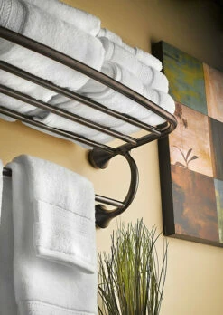 Eva Chrome Towel Shelf