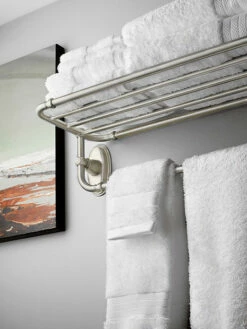 Kingsley Chrome Towel Shelf