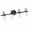 Belfield Matte Black Bath Light -Hot Sale Moen Store yb6464bl.tif